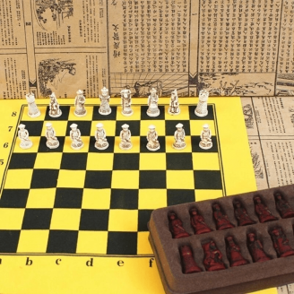 jeu complet d'échecs Qing