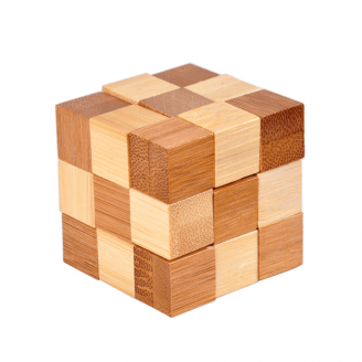 casse-tête chinois : le cube multi en bois